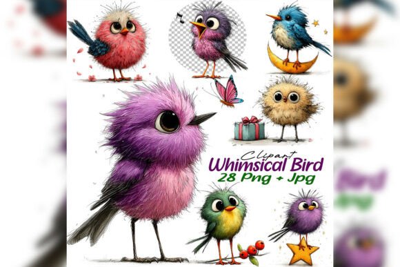Whimsical Bird Clipart PNG Watercolor Se: Choosing and Using This Delicate Art Bundle Wisely